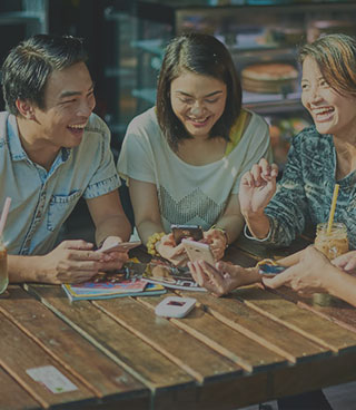 Group of Young People Use Digi as Their Phone Providers